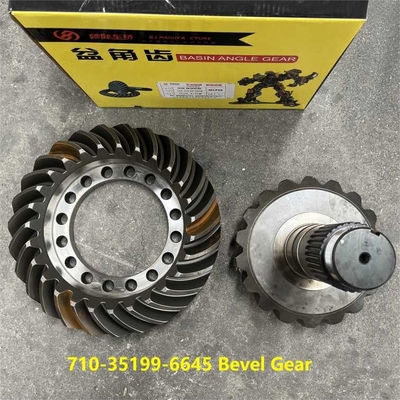 710-35199-6645 معدات الدفع الحلزوني HOWO قطع غيار شاحنات 27/18 عجلة الدفع الحلزوني وكرونة معدات الدفع الحلزوني 27/18
