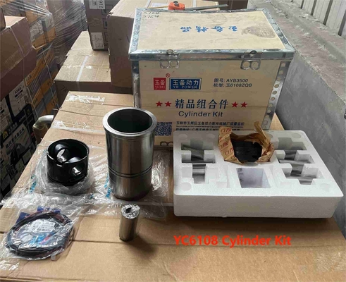 YC6108 البستون Yuchai محرك قطع الغيار أسطوانة حلقة البستون