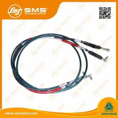 WG9725240112 / 0113 الجمعية كابل التحول والعتاد / أسود ساينو تراك هووا شاحنة قطع غيار علبة التروس